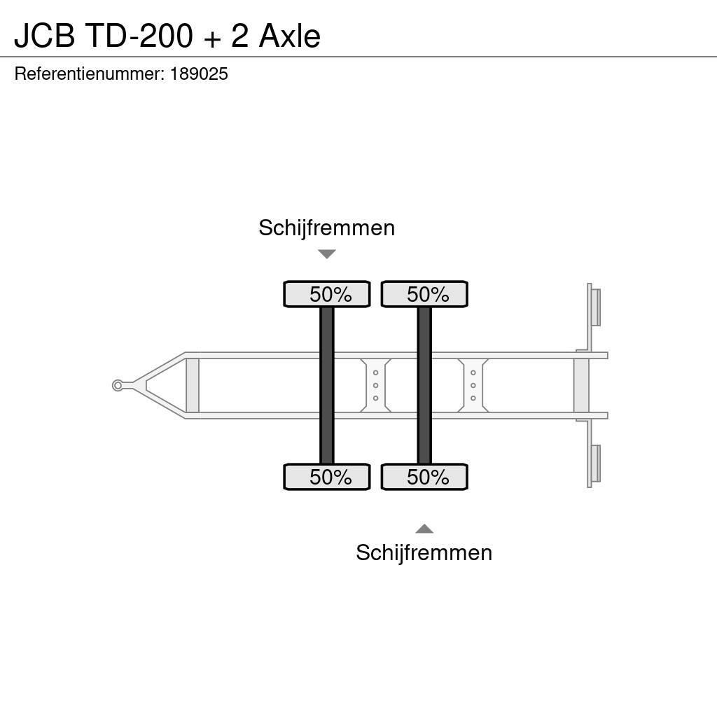 JCB TD-200 + 2 Axle Gardinanhænger