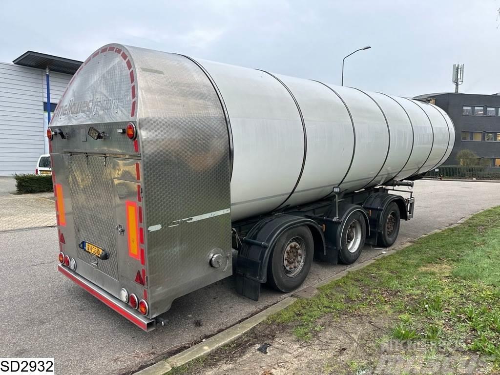 Magyar Food 34000 Liters, milk tank, food, 1 Comp Semi-trailer med Tank