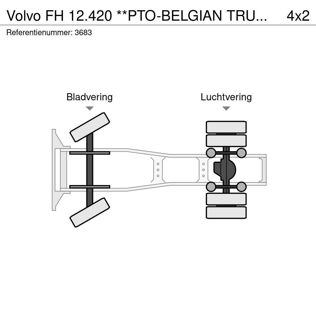 Volvo FH 12.420 **PTO-BELGIAN TRUCK-LOW MILEAGE** Trækkere