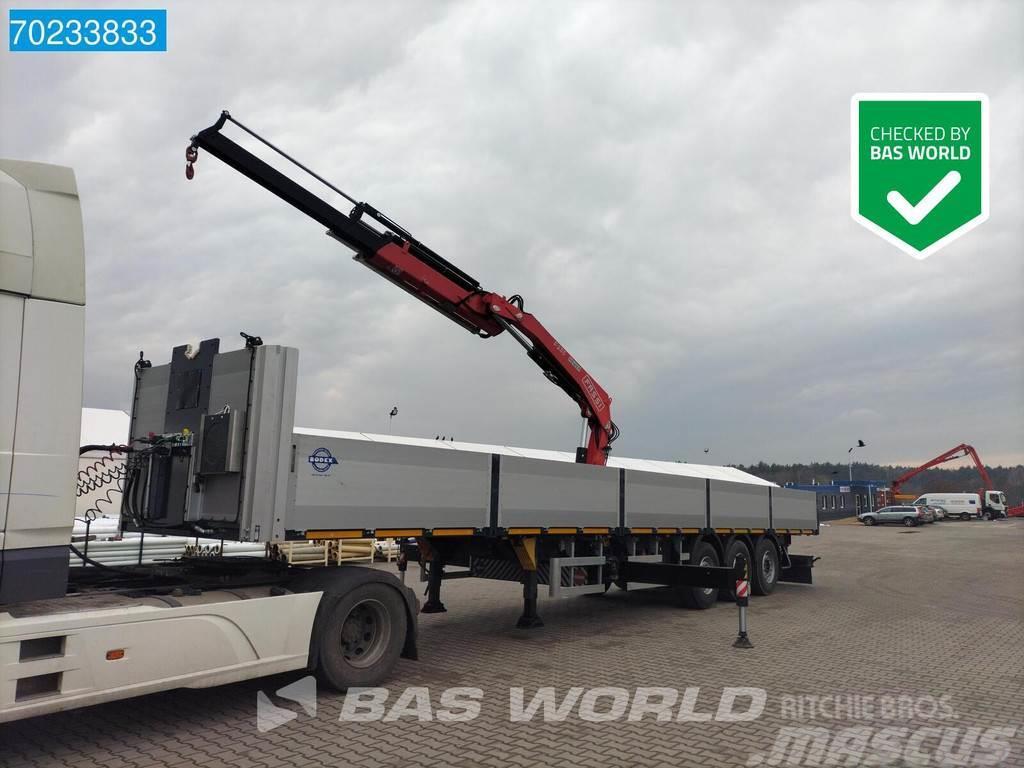Bodex KIS3B 3 axles Without Truck Semi-trailer med lad/flatbed