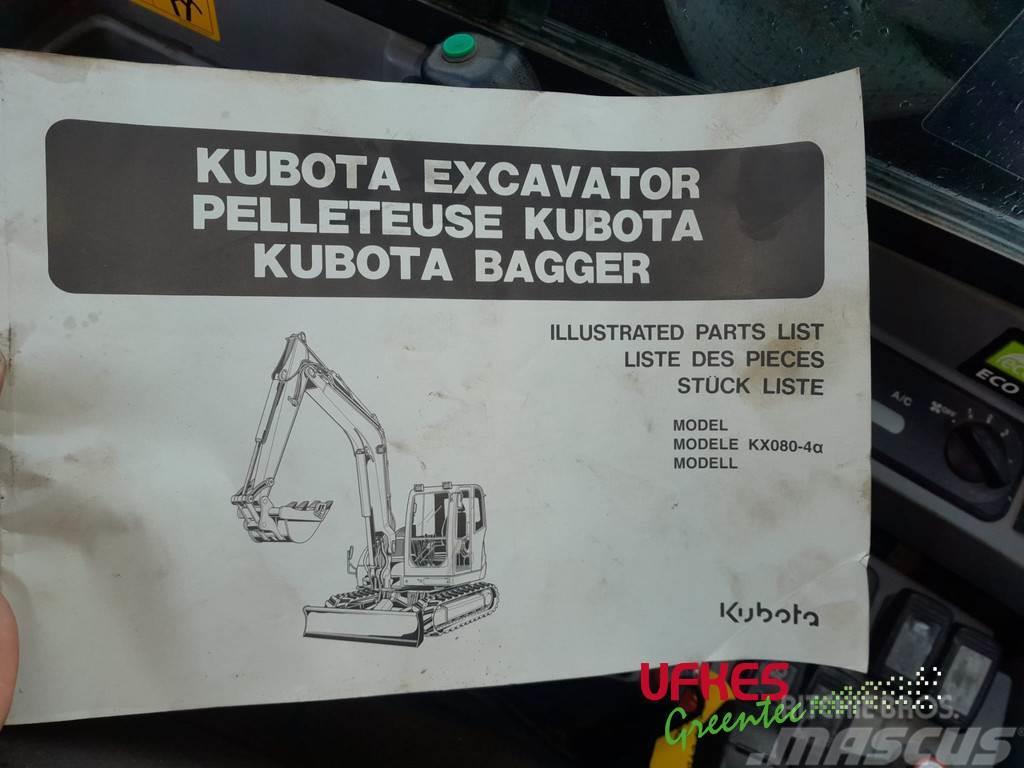 Kubota KX080-4 Alpha Midi-gravemaskiner 7t - 12t