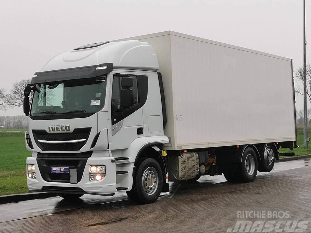 Iveco AT260S31 STRALIS 6x2 taillift Fast kasse