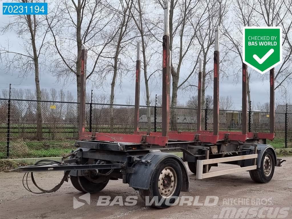  Pavic HTA 18 2 axles Holztransport Wood SAF Anhænger til tømmer
