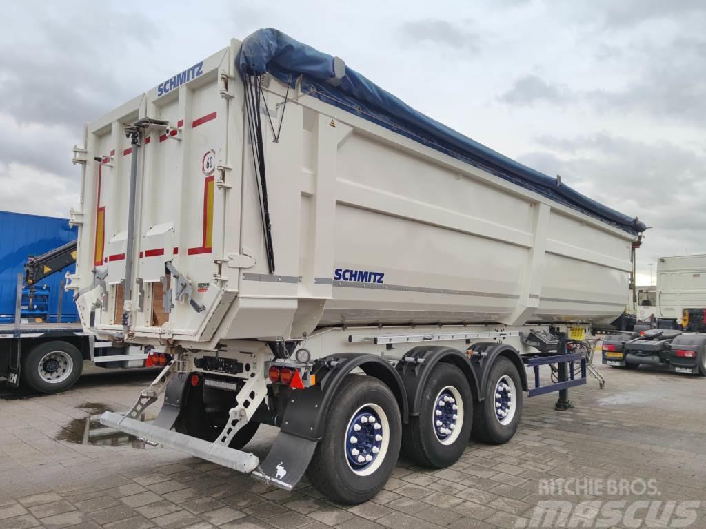 Schmitz Cargobull SCB S3D 3-Assen - Tipper 46m³ - Steel/Steel - Lift Semi-trailer med tip
