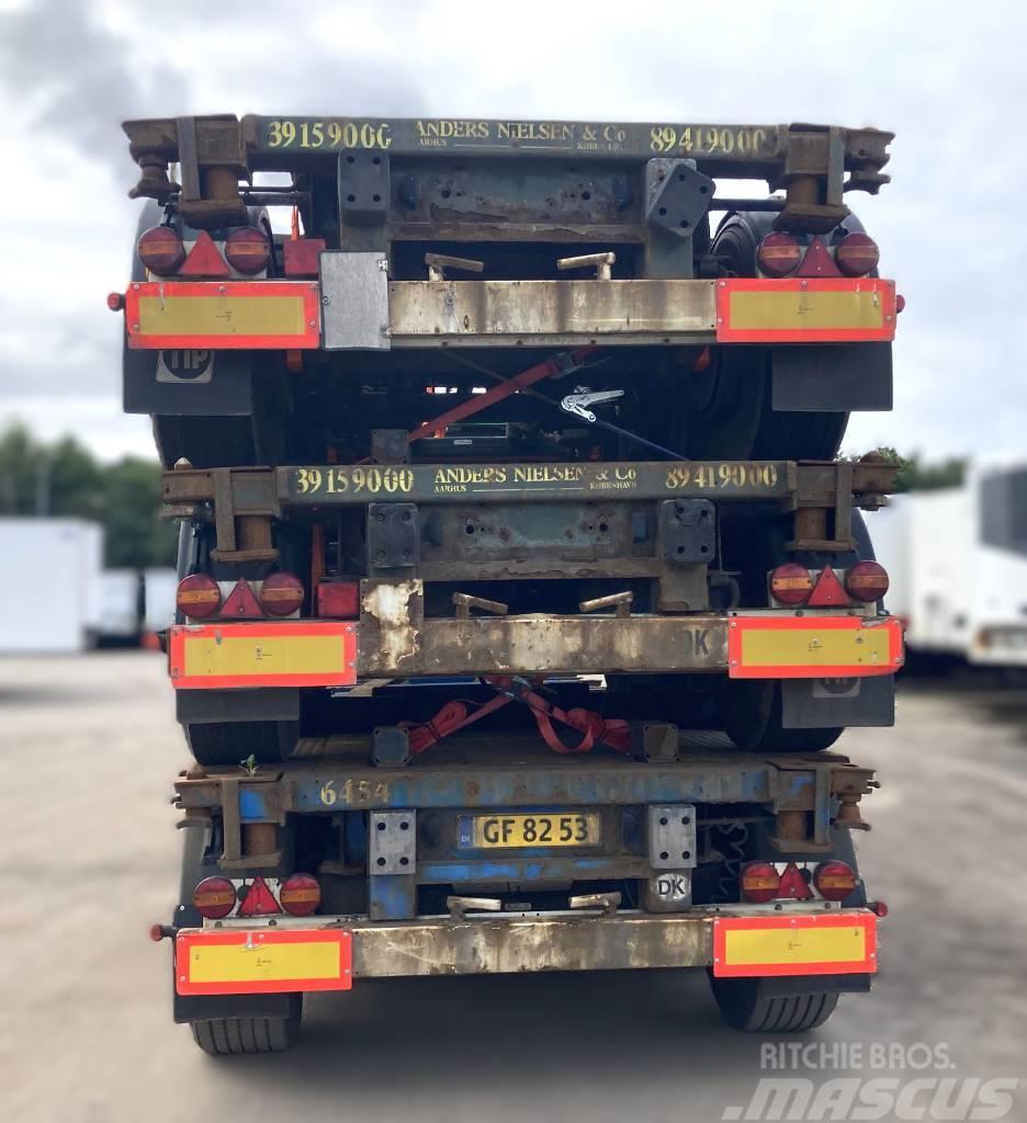 Krone Chassi - 3stack high, year 2006 Semi-trailer med containerramme