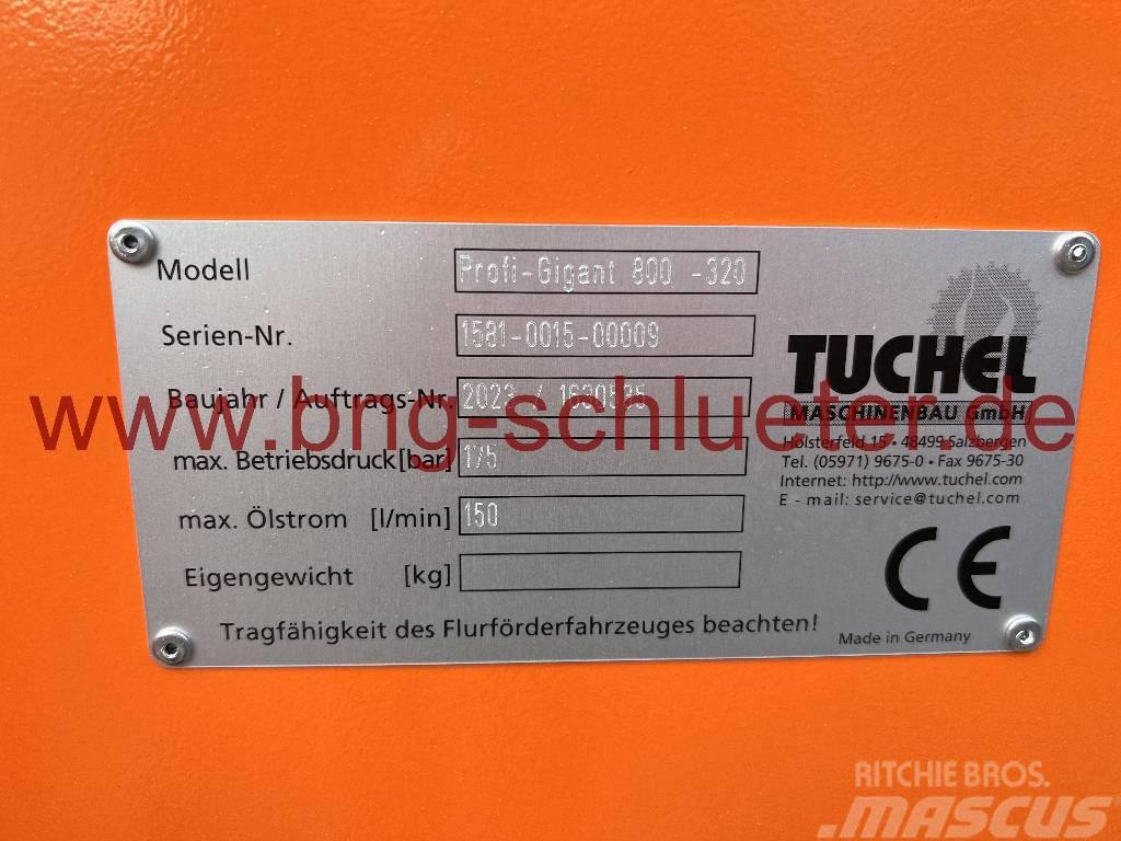 Tuchel Profi Gigant 800 Kehrmaschine -werkneu- Andre have & park maskiner