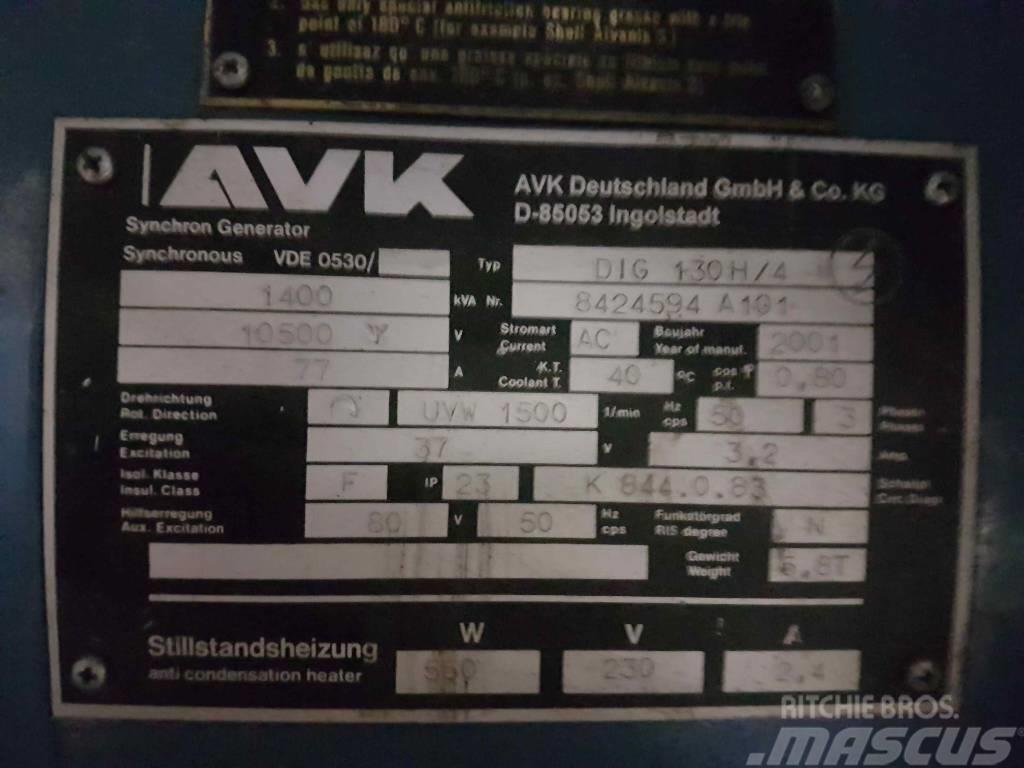 AVK DIG130 H/4 Dieselgeneratorer