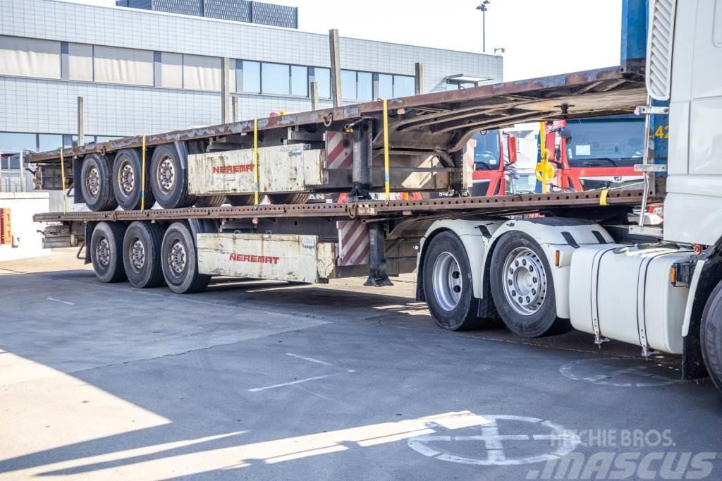 Krone SD27-PLATEAU-39000 KG MTM Semi-trailer med lad/flatbed