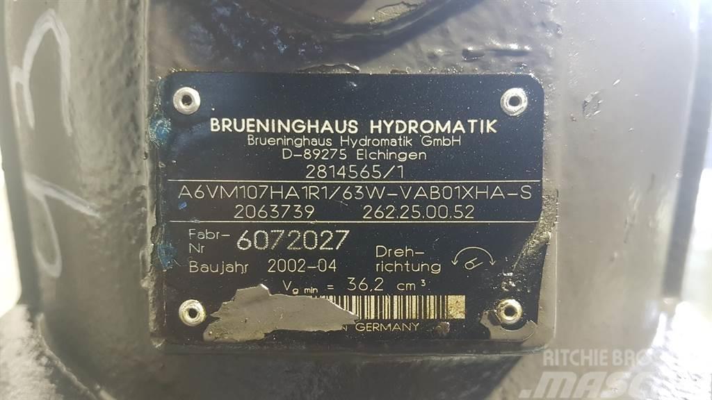 Brueninghaus Hydromatik A6VM107HA1R1/63W -Volvo L35B-Drive motor/Fahrmotor Hydraulik