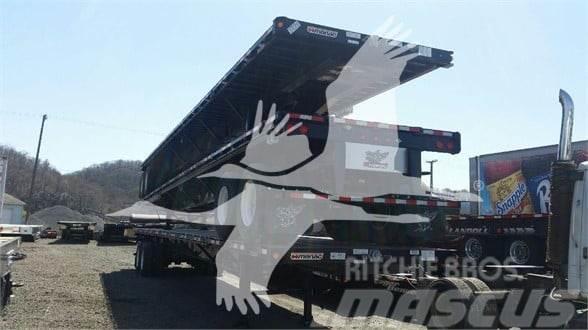 Manac EXTENDABLE FLATBED Semi-trailer med lad/flatbed