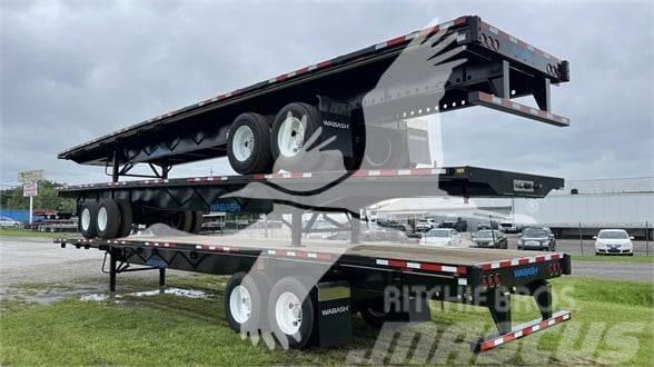 Wabash 48' STEEL SPRING SLIDER, FET INCLUDED Semi-trailer med lad/flatbed