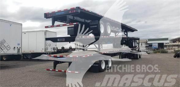Wabash 53' STEEL AIR SLIDER, FET INCLUDED Semi-trailer med lad/flatbed