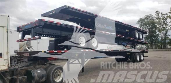 Wabash 53' STEEL AIR SLIDER, FET INCLUDED Semi-trailer med lad/flatbed