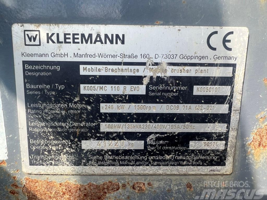 Kleemann MC 110 R Knusere - anlæg