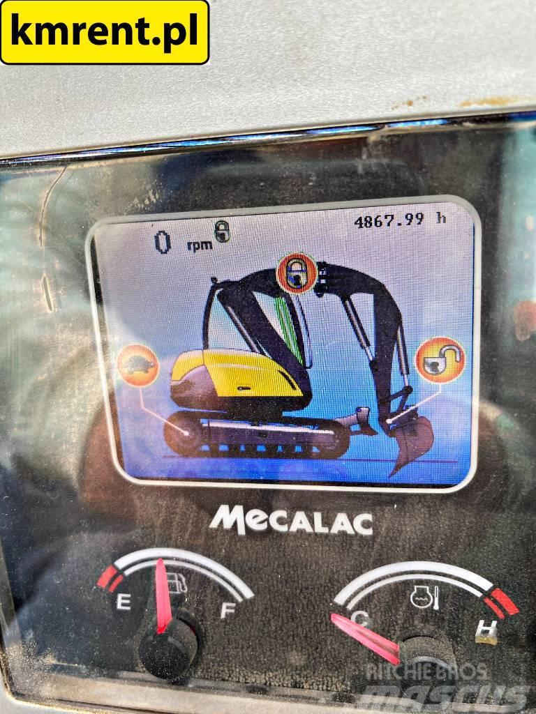 Mecalac 8 MCR KOPARKA GĄSIENICOWA Minigravemaskiner