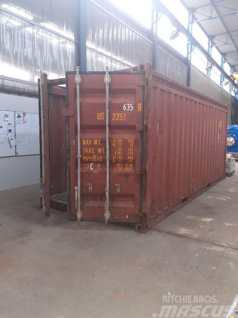  Container Open TOP 20 Pied Opbevaringscontainere