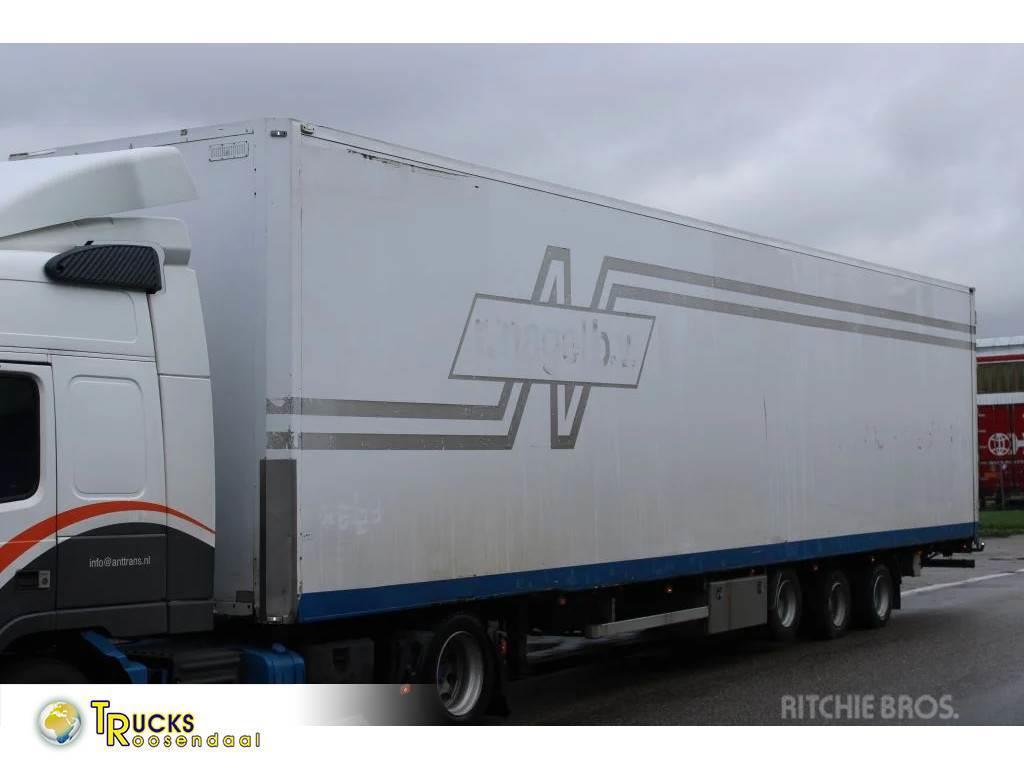 Van Eck 3 AXLE + MEGA Semi-trailer med fast kasse