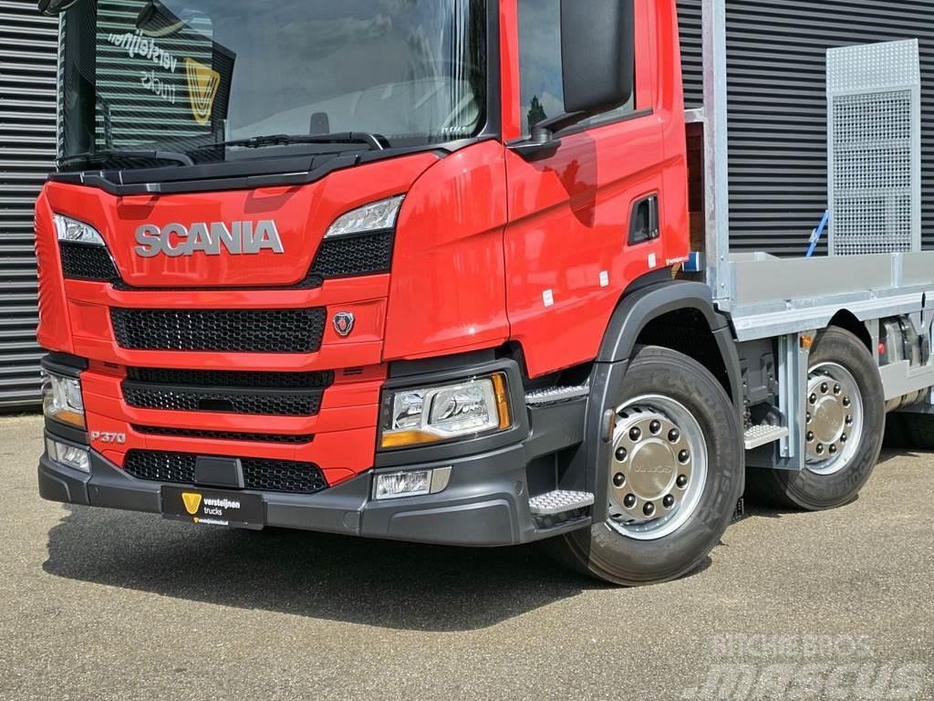 Scania P370 / 8x2*6 / OPRIJ WAGEN / MACHINE TRANSPORT / N Autotransportere / Knæklad