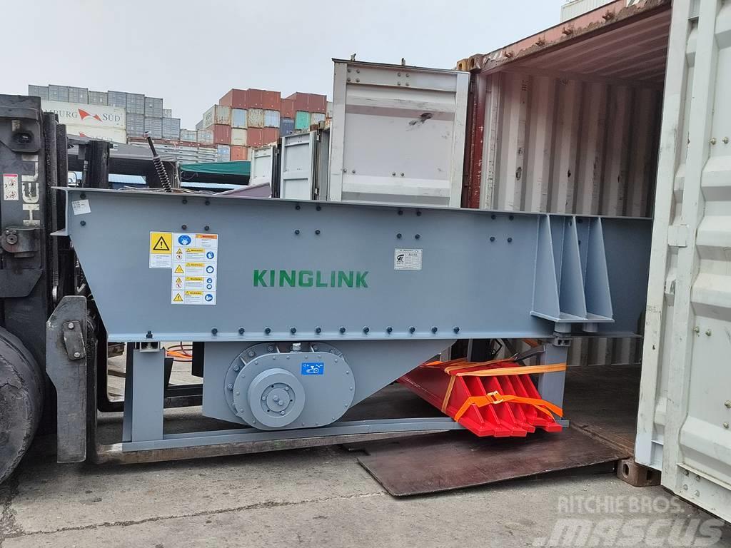 Kinglink ZSW-380x96 Heavy-Duty Vibrating Grizzly Feeder Fødere