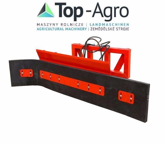 Top-Agro Hydraulic manure screaper 1,5m, Direct ! Tilbehør til frontlæsser