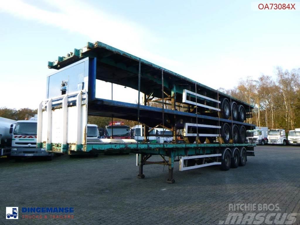 SDC Stack - 3 x platform trailer 13.6 m / 39 t Semi-trailer med lad/flatbed