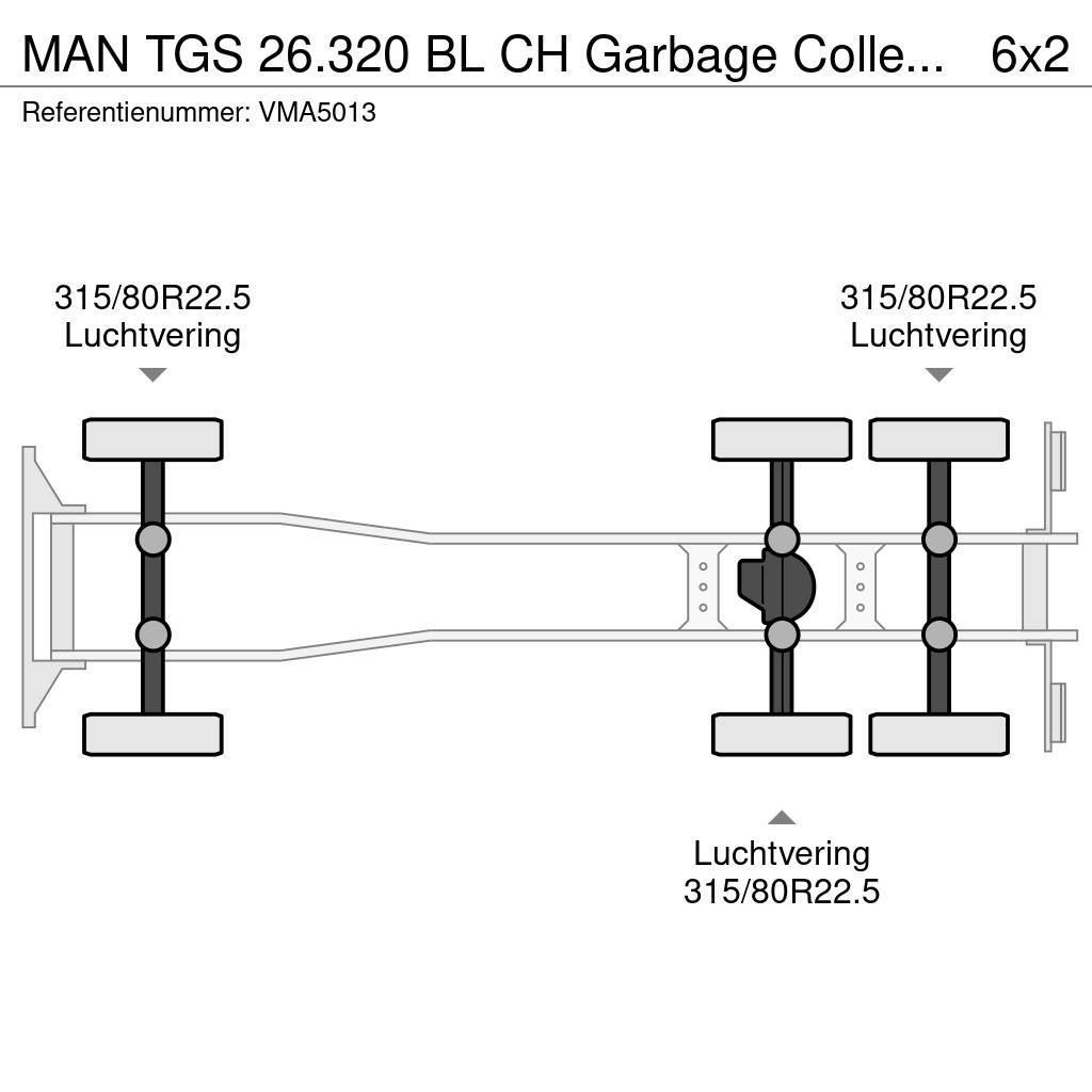 MAN TGS 26.320 BL CH Garbage Collector (3 units) Renovationslastbiler