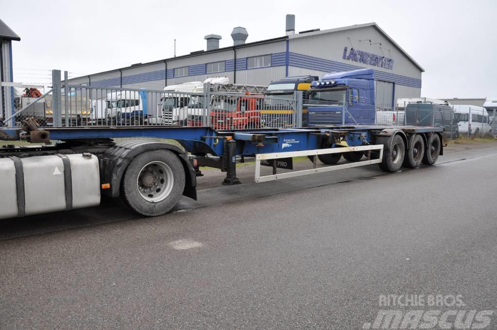 Schweriner Containertrailer CS 40 G Semi-trailer med containerramme