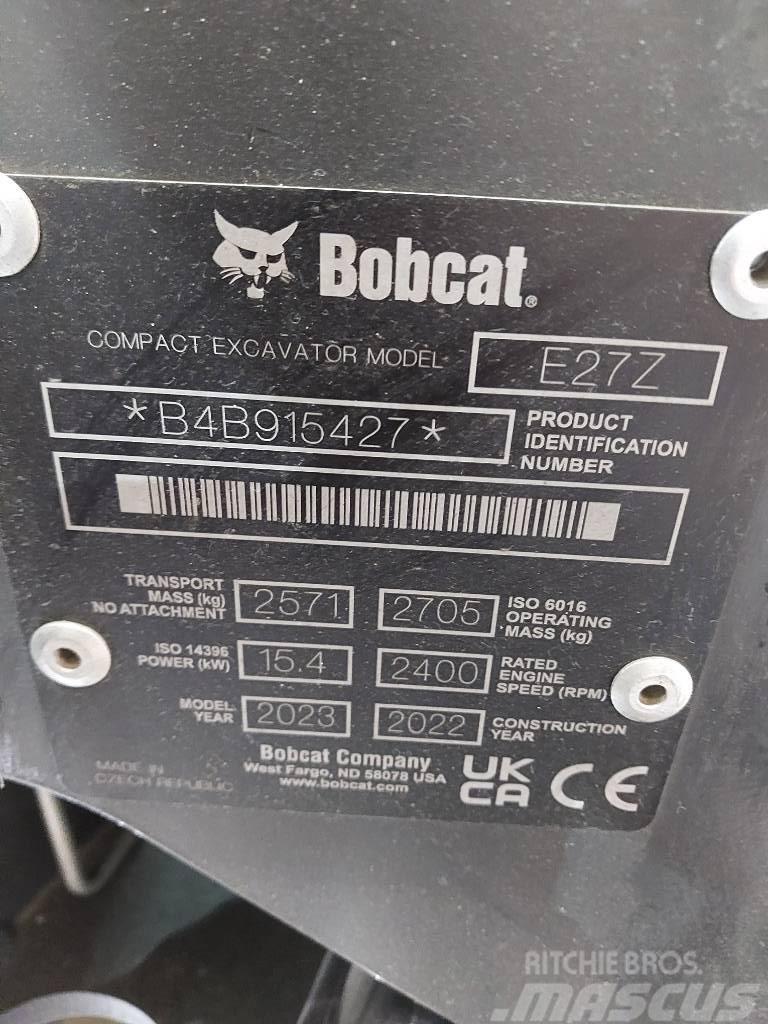 Bobcat E 27 Z Minigravemaskiner