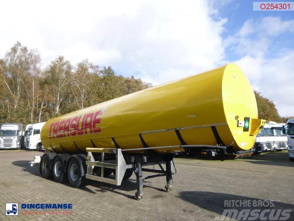  Crane Fruehauf Food (beer) tank inox 30 m3 / 2 com Semi-trailer med Tank