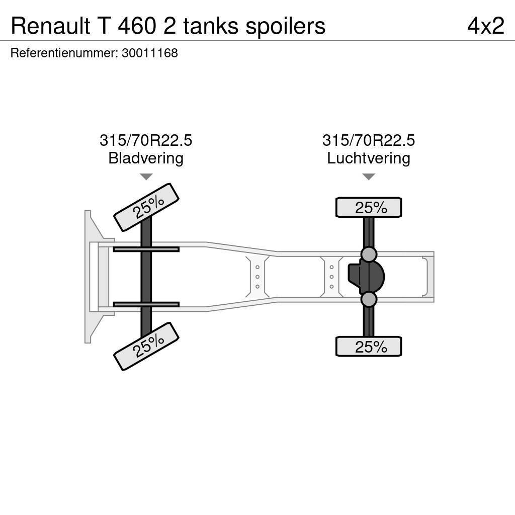 Renault T 460 2 tanks spoilers Trækkere