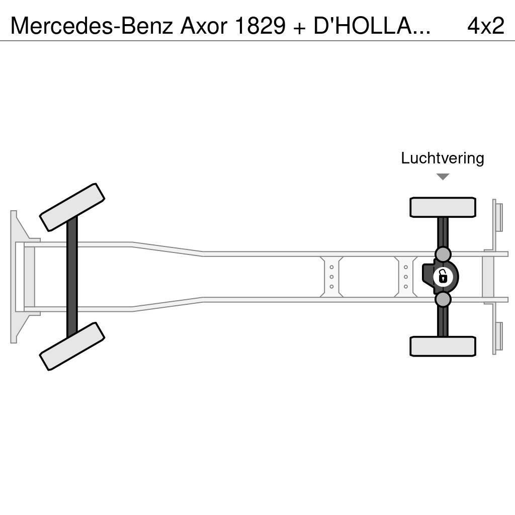 Mercedes-Benz Axor 1829 + D'HOLLANDIA 2000 KG Fast kasse