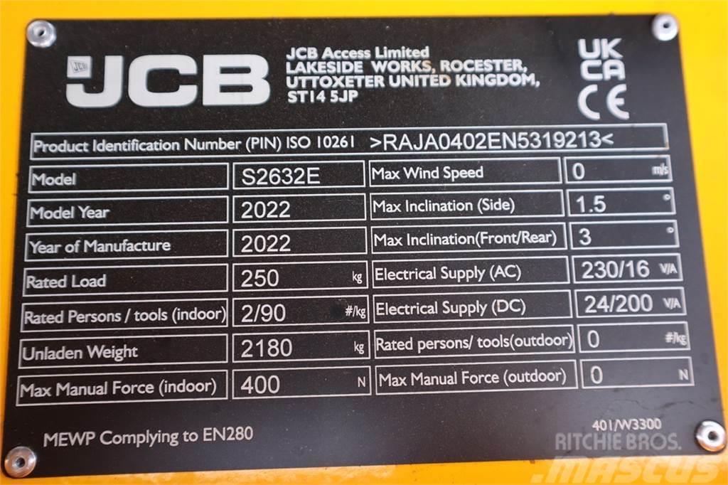 JCB S2632E Valid inspection, *Guarantee! New And Avail Saxlifte