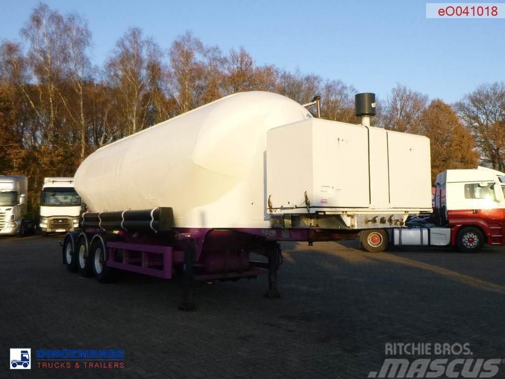 Spitzer Powder tank alu 37 m3 + engine/compressor Semi-trailer med Tank