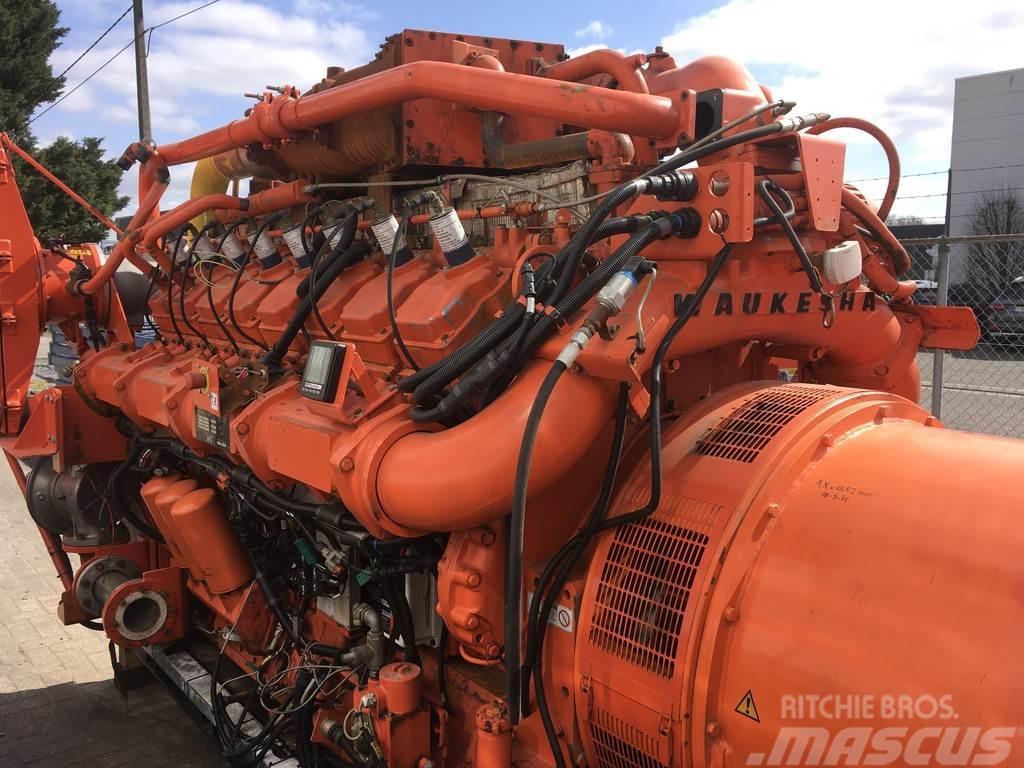 WAUKESHA 16V150LTD GENERATOR 1650KVA USED Dieselgeneratorer