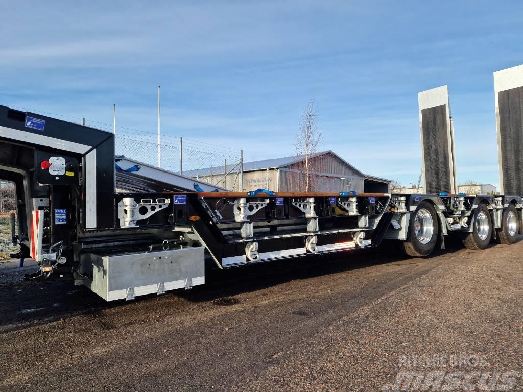 Humbaur HTS30  flatbed semi-trailer Semi-trailer blokvogn