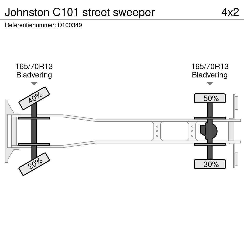 Johnston C101 street sweeper Slamsuger