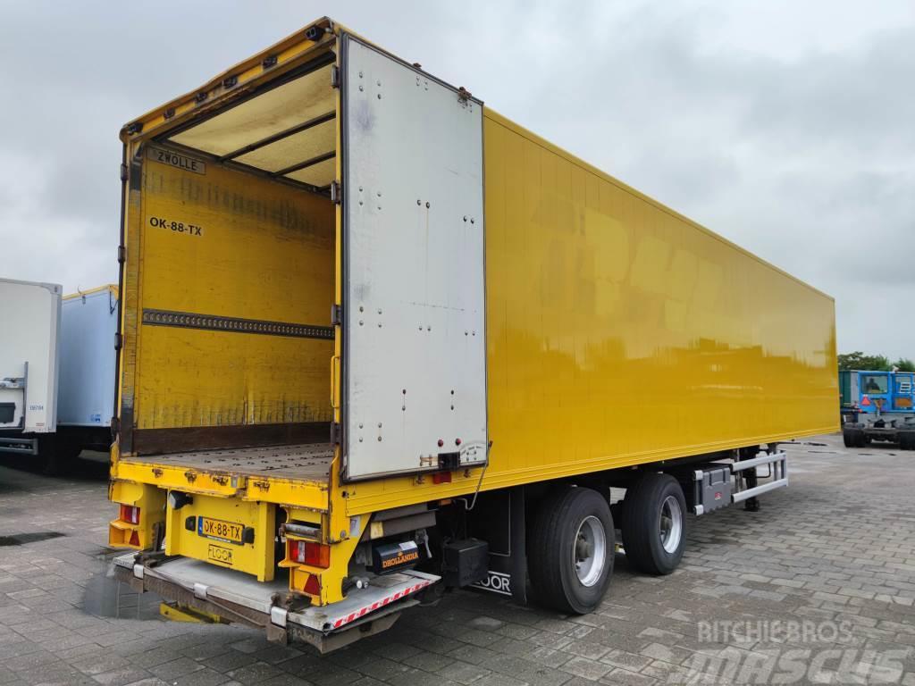 Floor FLO-12-18K1 - GeslotenOplegger - StuurAs - Luchtvr Semi-trailer med fast kasse