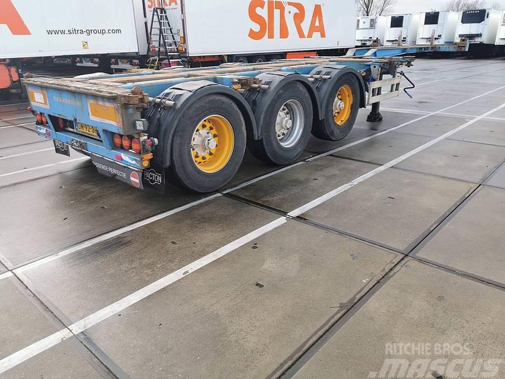 Pacton T3-010 Semi-trailer med containerramme