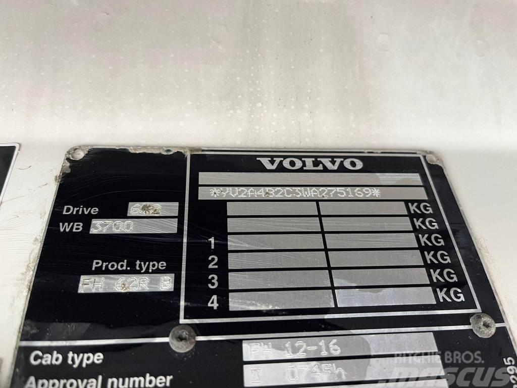 Volvo FH 12 380 6x2 MANUAL / FULL STEEL / BOX L=4939 mm Lastbiler med tip