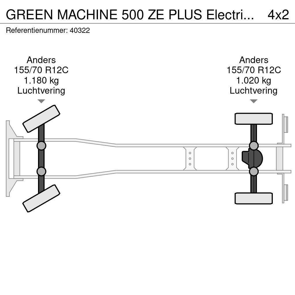 Green Machines 500 ZE PLUS Electric sweeper Fejebiler