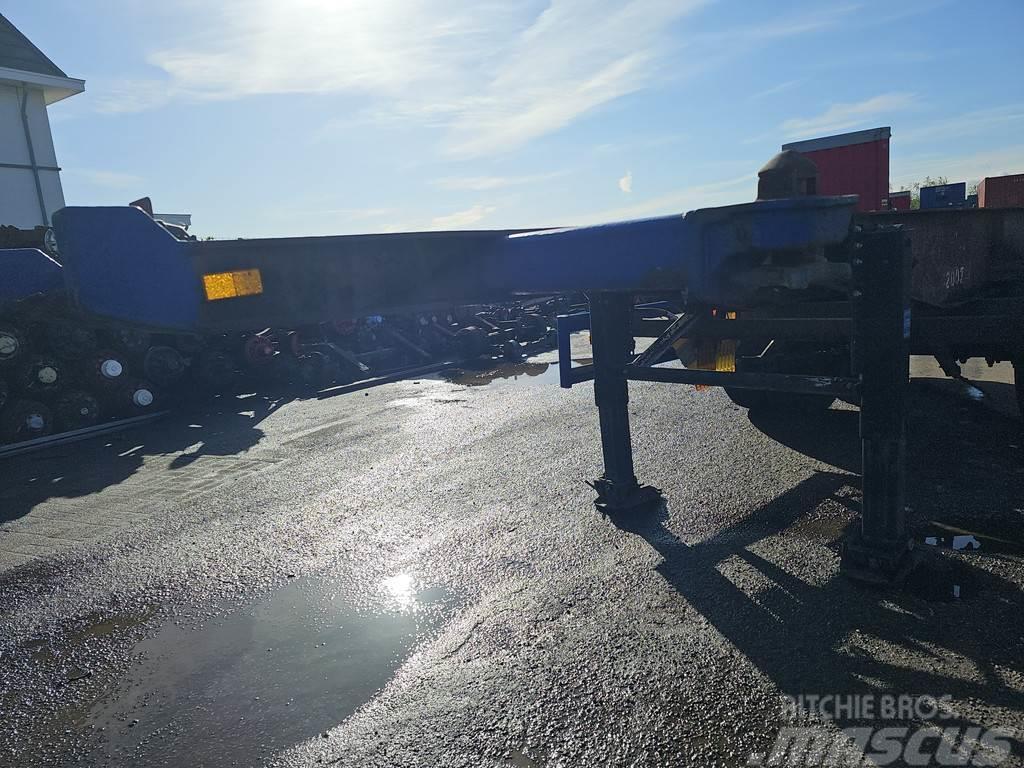 Köhler Elmshorn 2 axle | 20 foot | container chassis | st Semi-trailer med containerramme