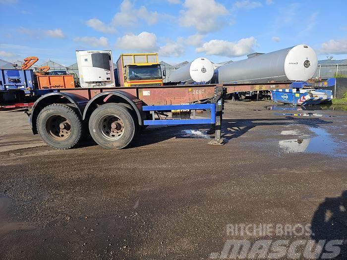 Köhler Elmshorn 2 axle | 20 foot | container chassis | st Semi-trailer med containerramme