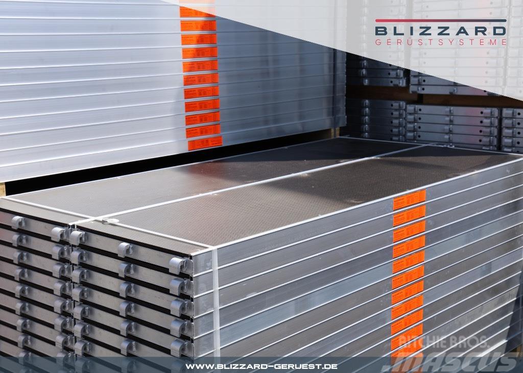  292,87 m² Alugerüst mit Siebdruckplatte Blizzard S Stillads udstyr