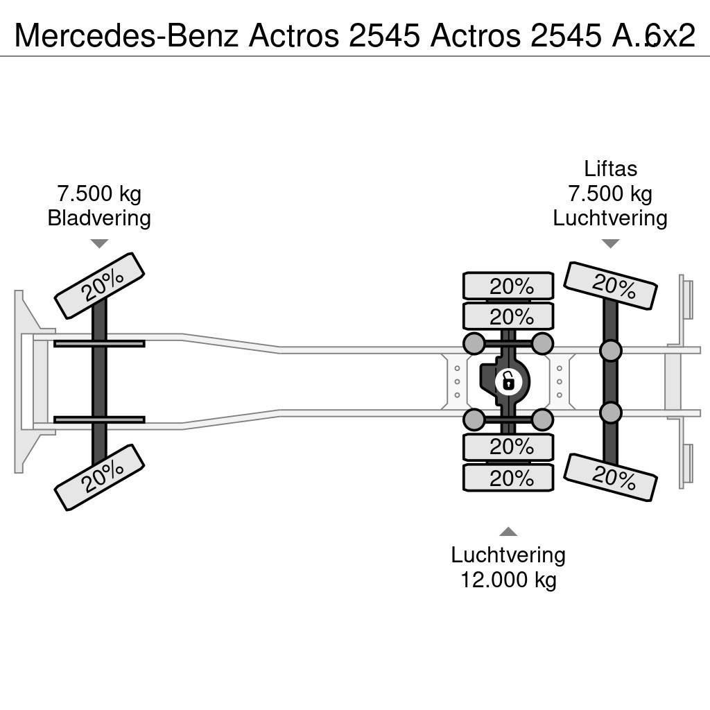 Mercedes-Benz Actros 2545 Actros 2545 Abrollkipper 6x2 ADR EU6 A Andre lastbiler