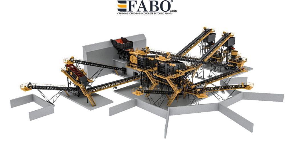 Fabo 500 T/H STATIONARY CRUSHING PLANT Knusere - anlæg