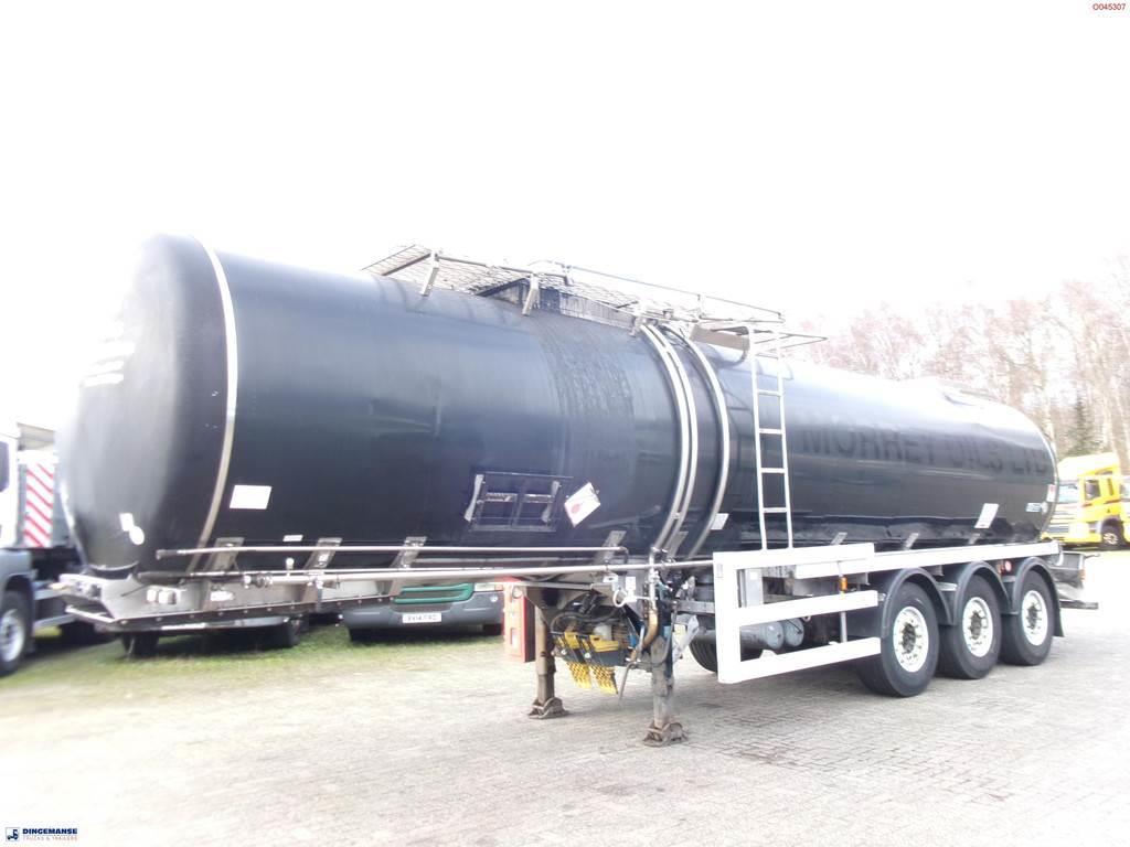 Crossland Bitumen tank inox 33 m3 / 1 comp + compressor + st Semi-trailer med Tank