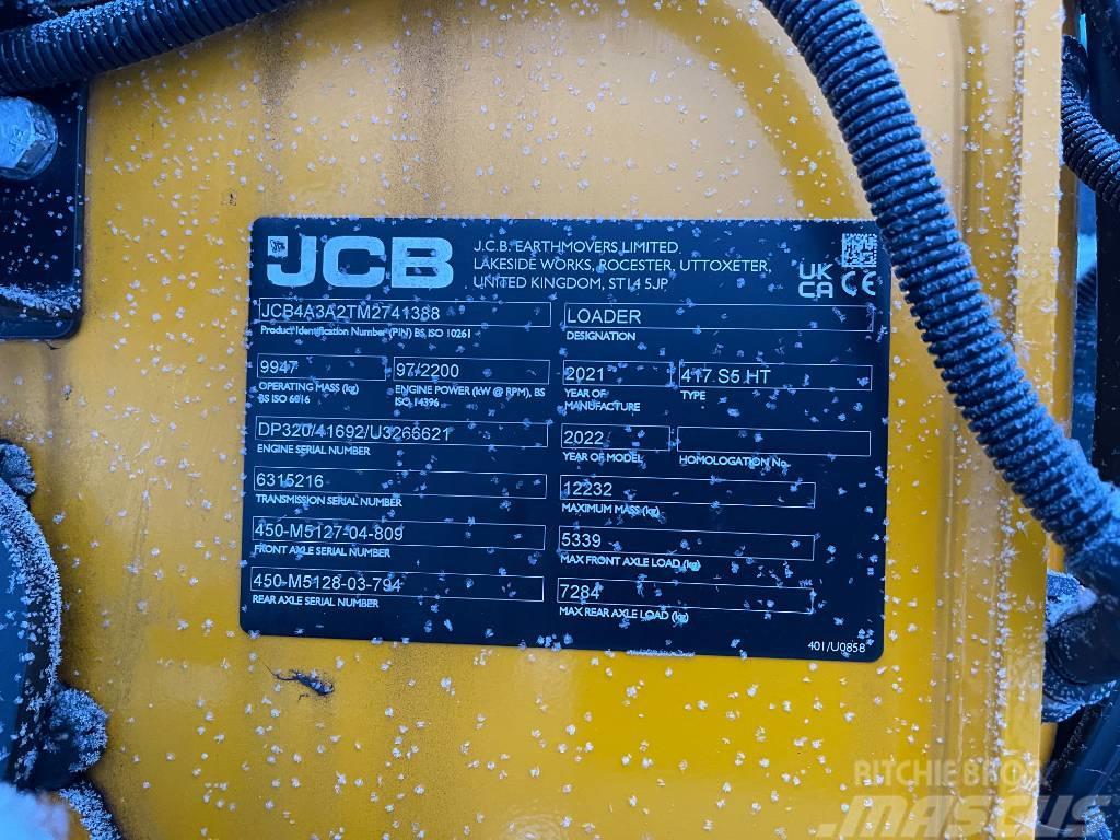 JCB 417 HT Pyöräkuormaaja Læssemaskiner på hjul