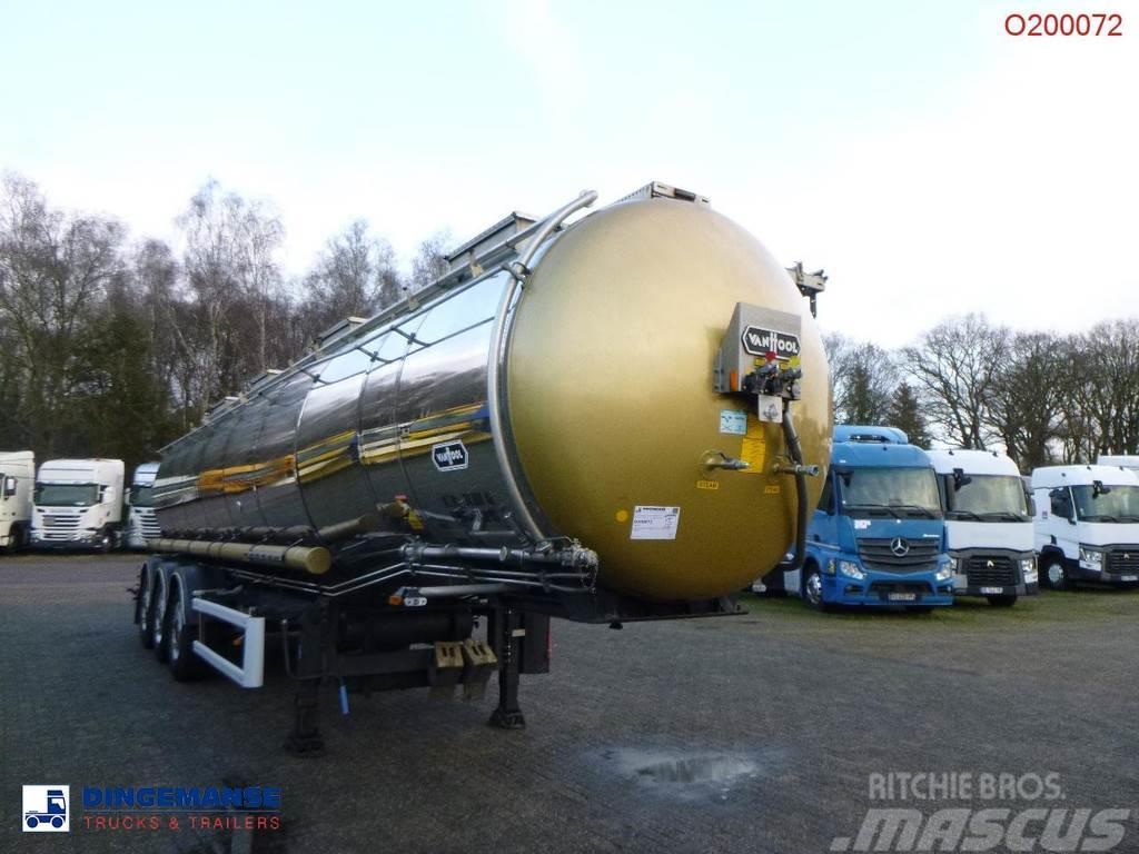 Van Hool Chemical tank inox L4BH 30 m3 / 1 comp / ADR 29/08 Semi-trailer med Tank