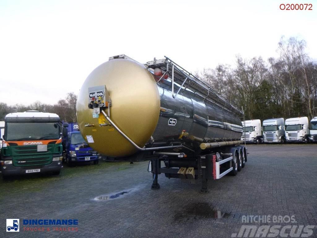 Van Hool Chemical tank inox L4BH 30 m3 / 1 comp / ADR 29/08 Semi-trailer med Tank