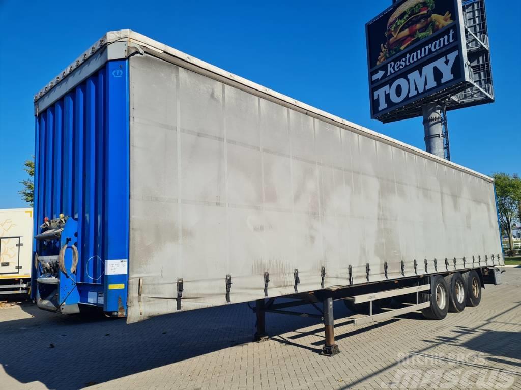 Krone 2.80m / NL brif Semi-trailer med Gardinsider